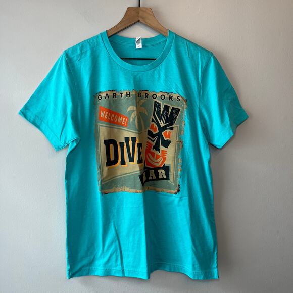 Bella Canvas Unisex Garth Brooks Dive Bar Tour Concert T-shirt Size Large - Picture 1 of 5